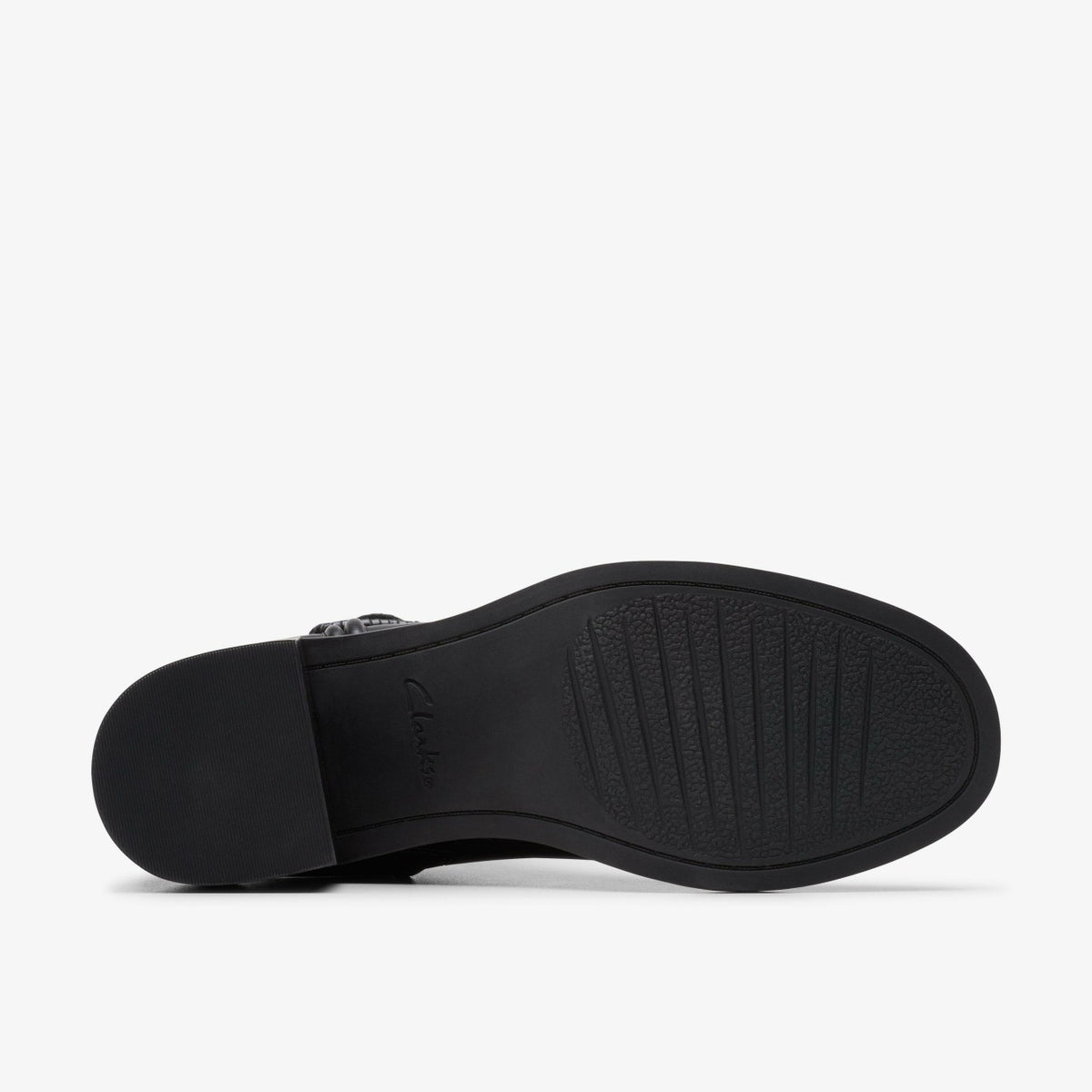 Clarks Chamberly Trim Black Leather