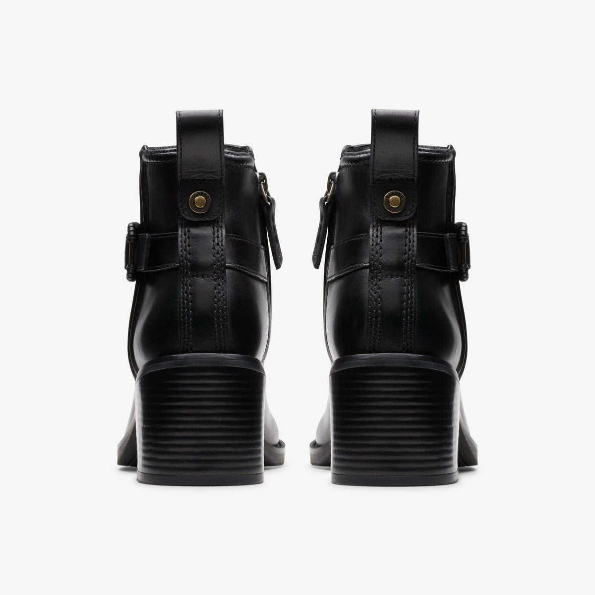 Clarks Chamberly Trim Black Leather
