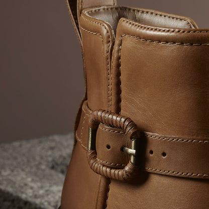 Clarks Chamberly Trim Mid Tan Leather