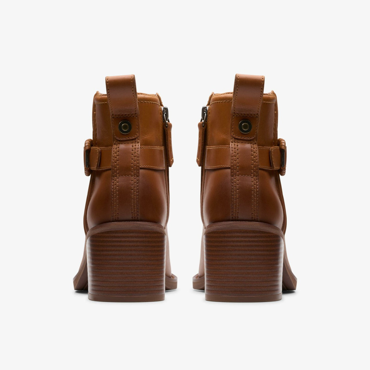 Clarks Chamberly Trim Mid Tan Leather