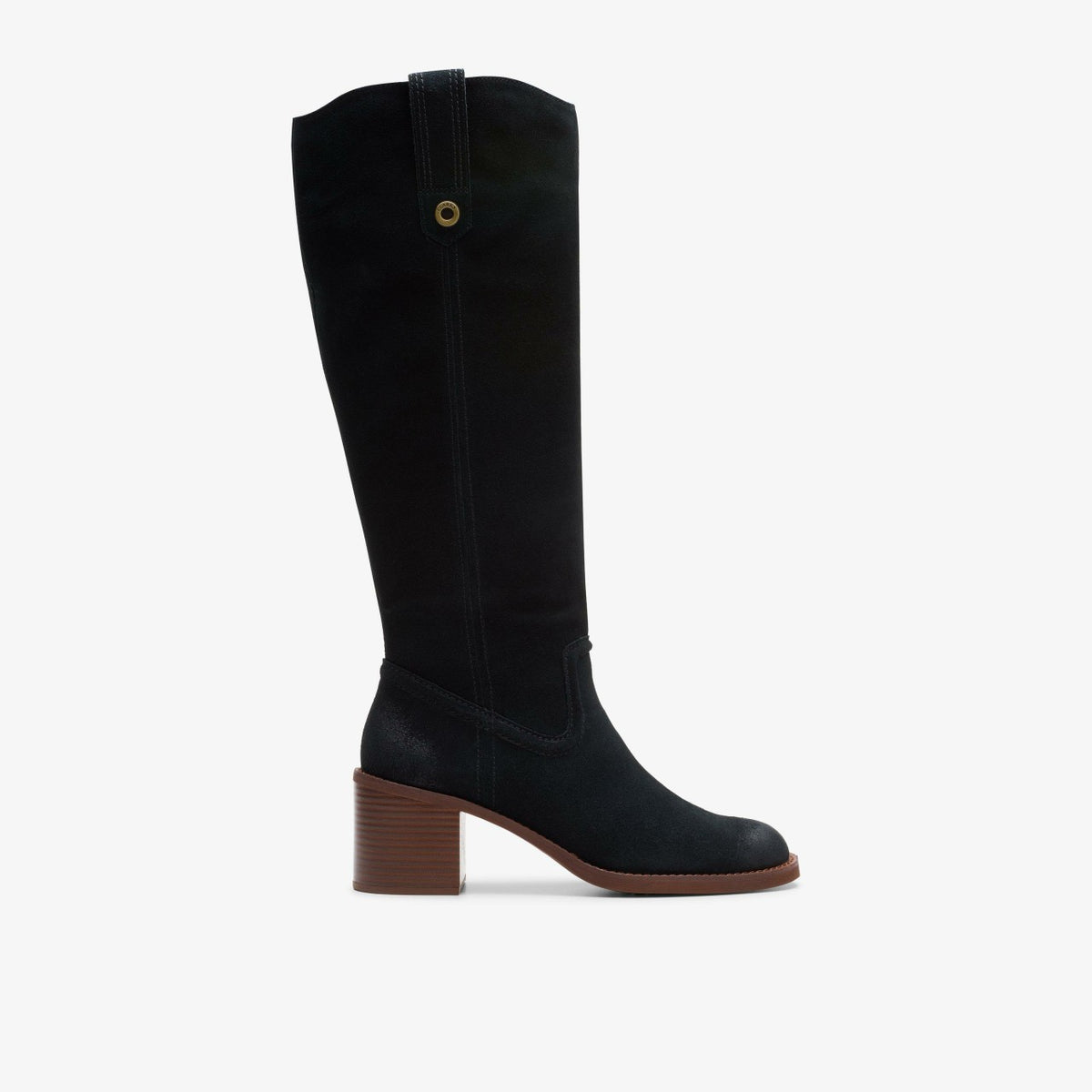 Clarks Chamberly Up Black Suede