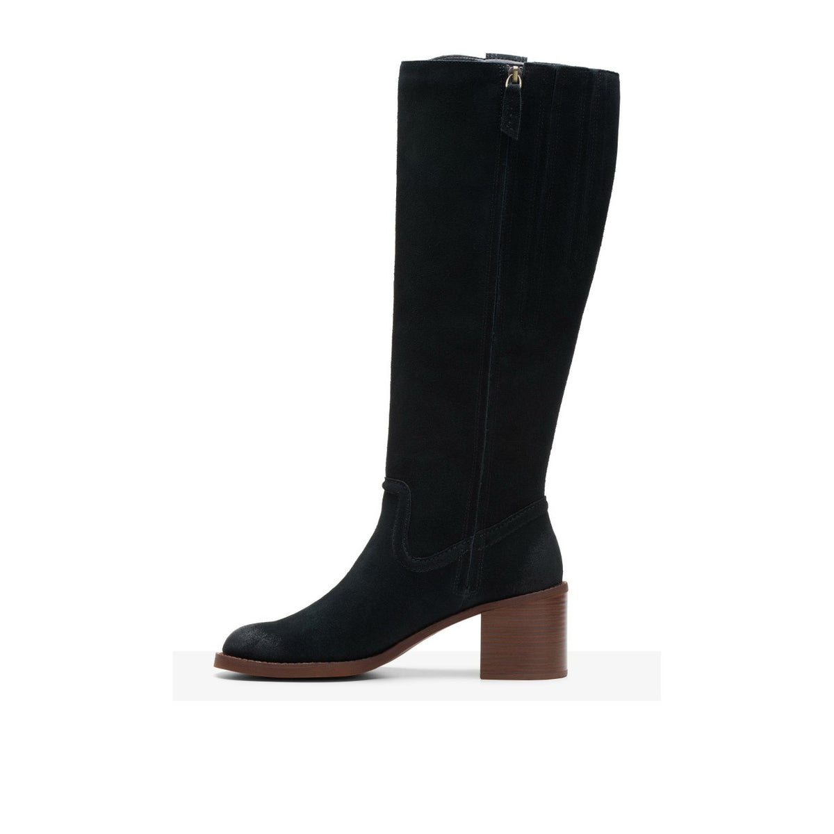 Clarks Chamberly Up Black Suede