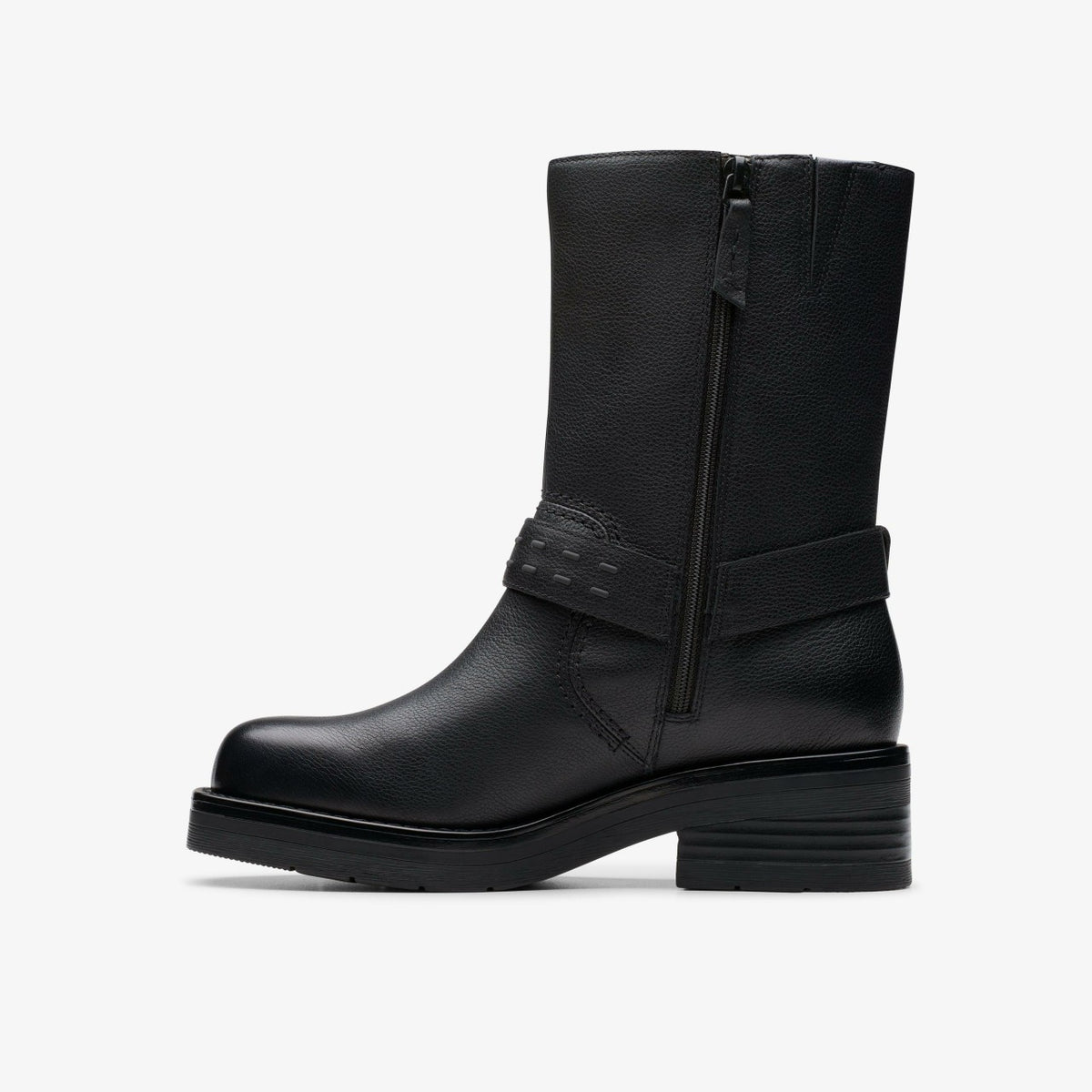 Clarks Rebelle Up Black Leather