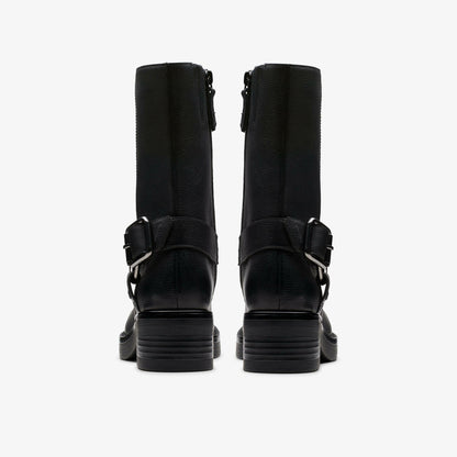 Clarks Rebelle Up Black Leather
