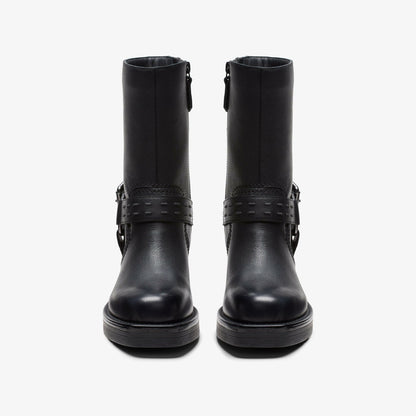Clarks Rebelle Up Black Leather