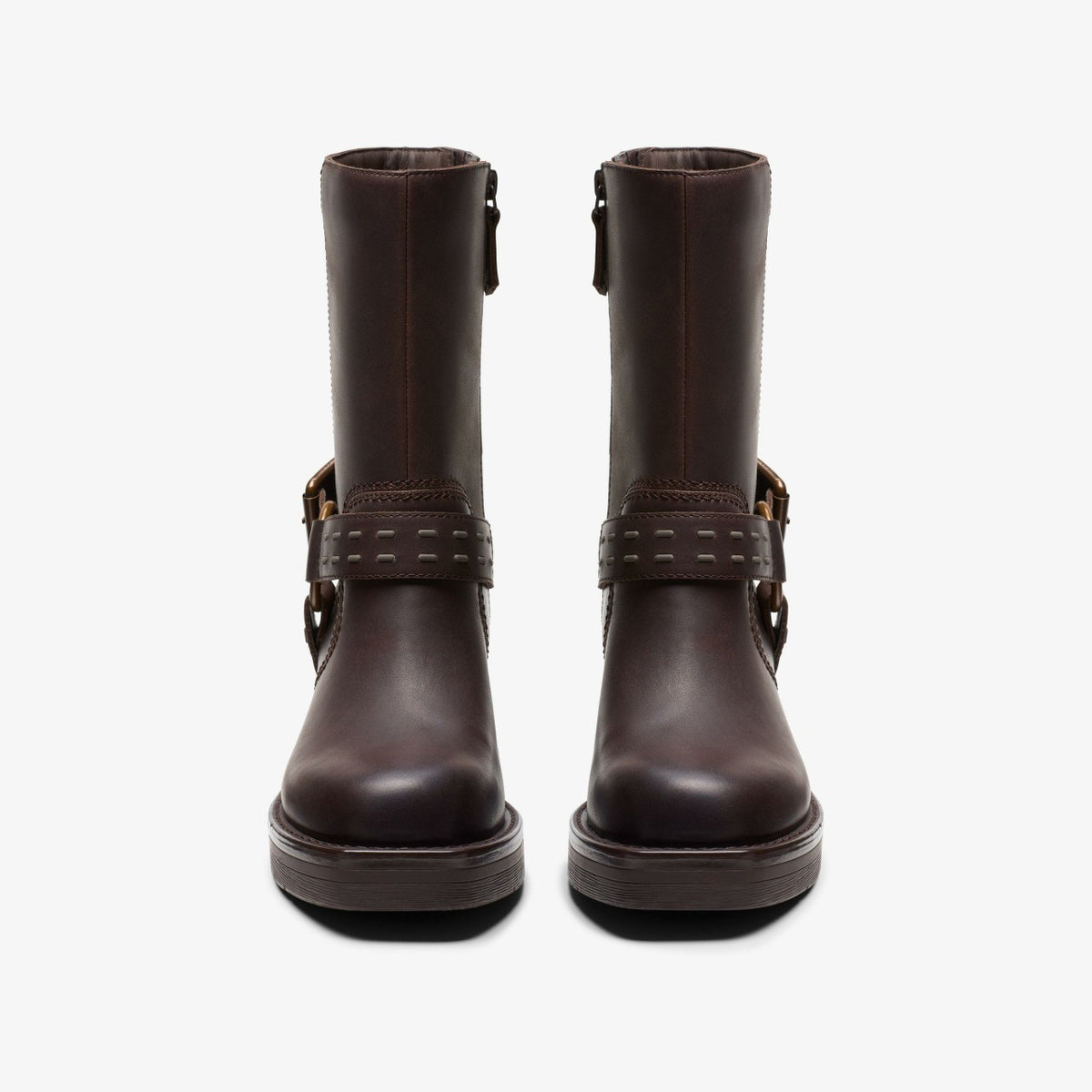 Clarks Rebelle Up Walnut Leather