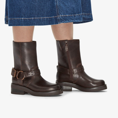 Clarks Rebelle Up Walnut Leather