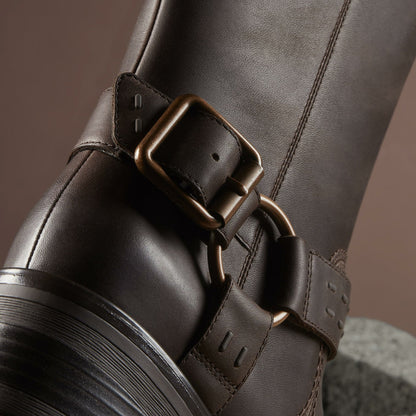 Clarks Rebelle Up Walnut Leather