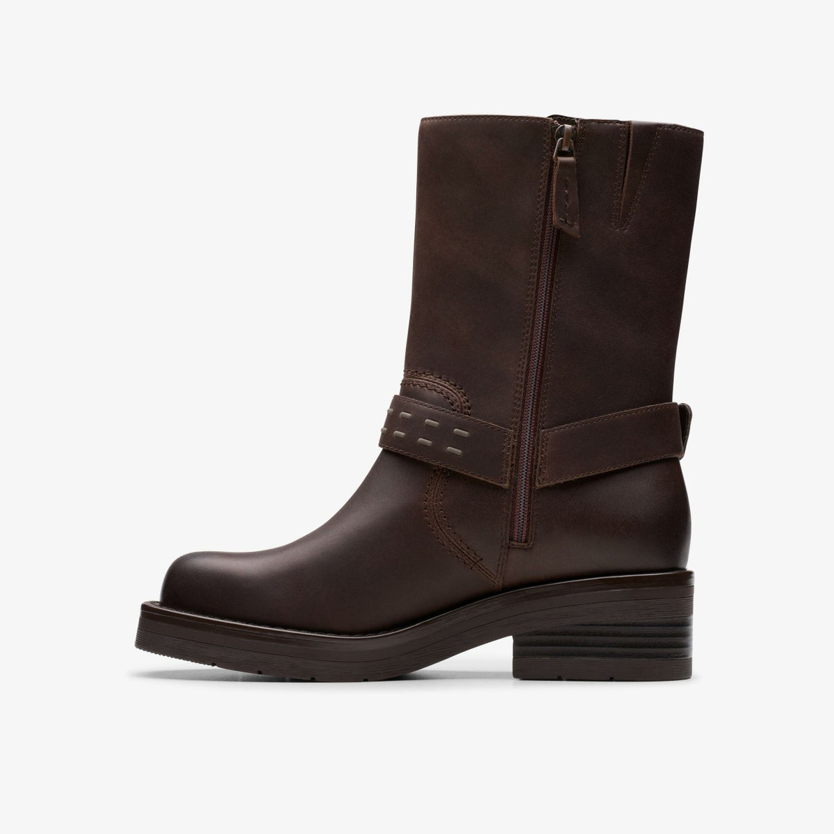 Clarks Rebelle Up Walnut Leather