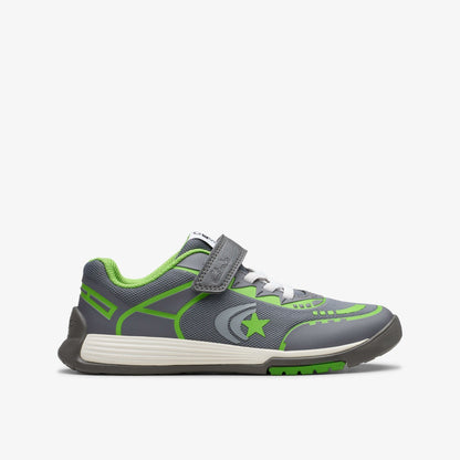 Clarks Cica Star Flex Kid Grey/Green