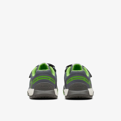 Clarks Cica Star Flex Kid Grey/Green