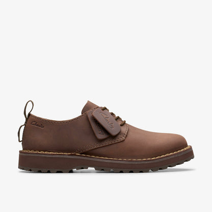 Clarks Solsbury Lace Dark Brown Leather