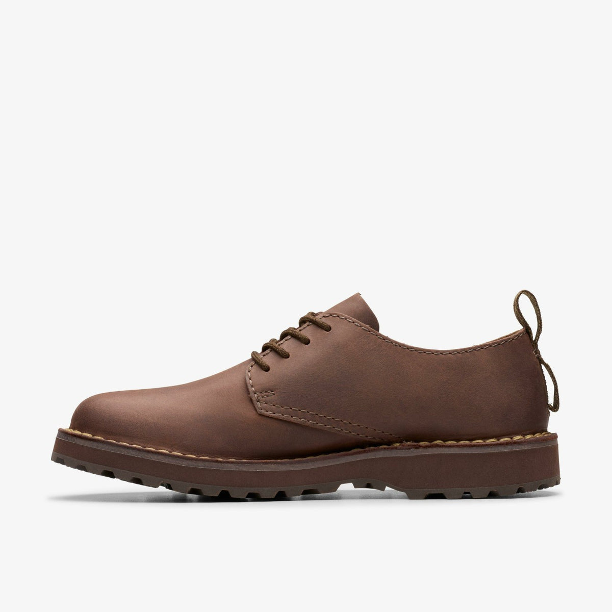 Clarks Solsbury Lace Dark Brown Leather