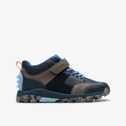 Clarks Steggy 2 Glow Kid Navy Combination
