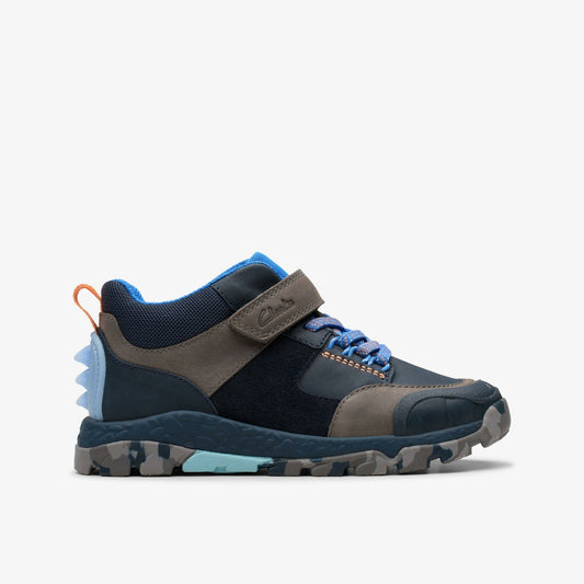 Clarks Steggy 2 Glow Kid Navy Combination
