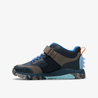 Clarks Steggy 2 Glow Kid Navy Combination