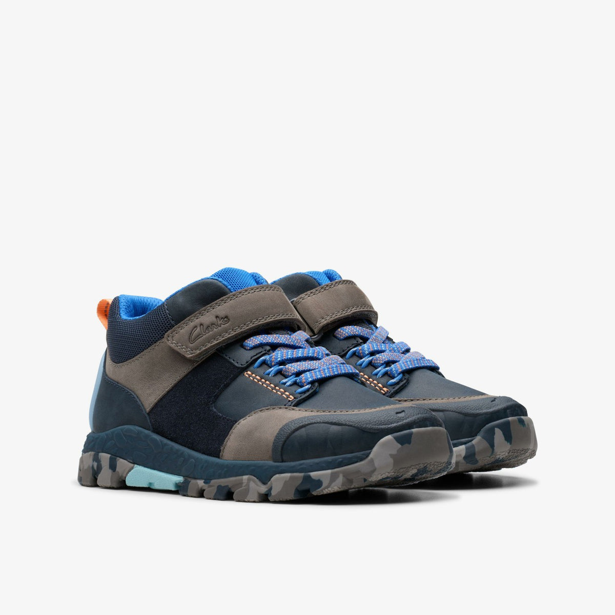 Clarks Steggy 2 Glow Kid Navy Combination