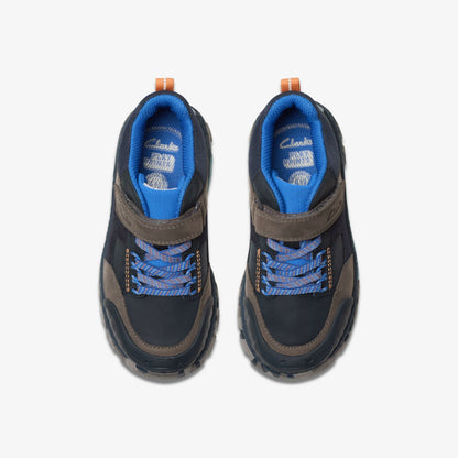Clarks Steggy 2 Glow Kid Navy Combination