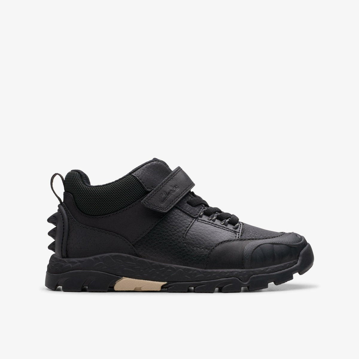 Clarks Steggy 2 Glow Kid Black Leather