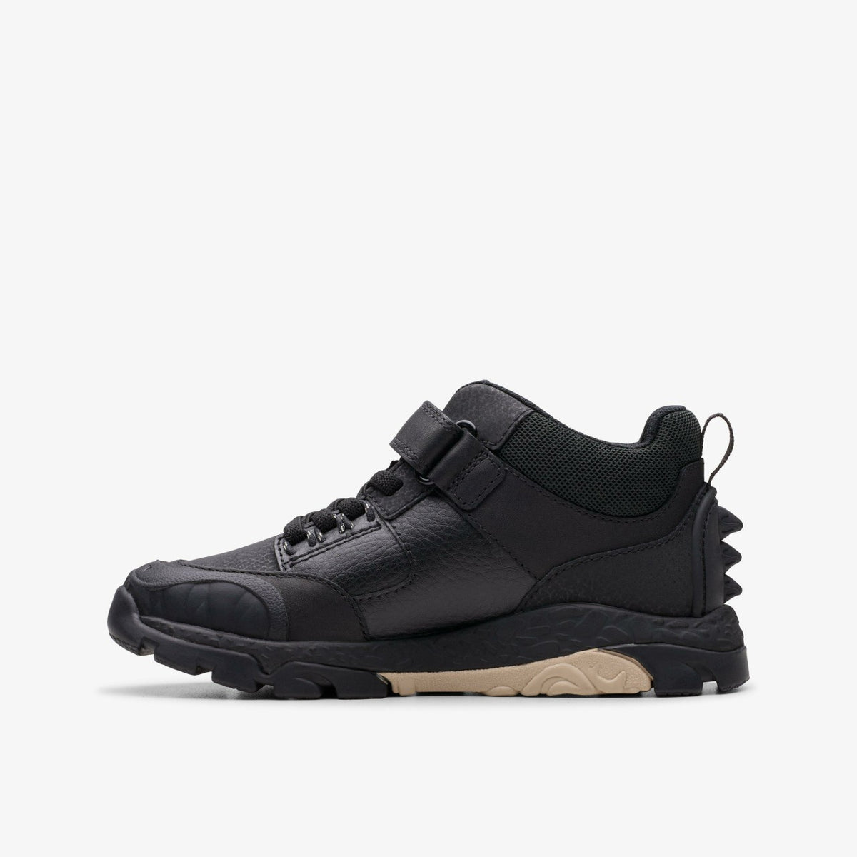 Clarks Steggy 2 Glow Kid Black Leather