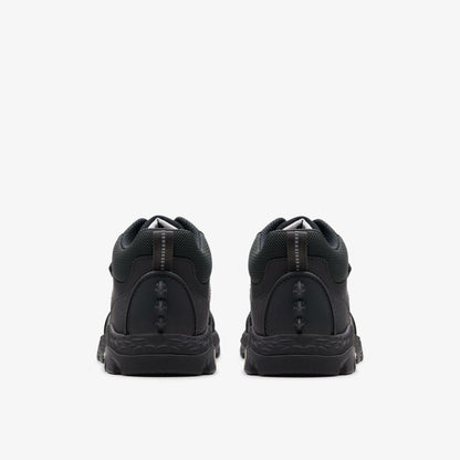 Clarks Steggy 2 Glow Kid Black Leather
