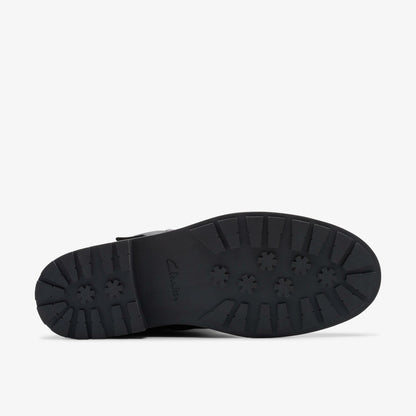 Clarks Orinoco2 Tall Black Leather