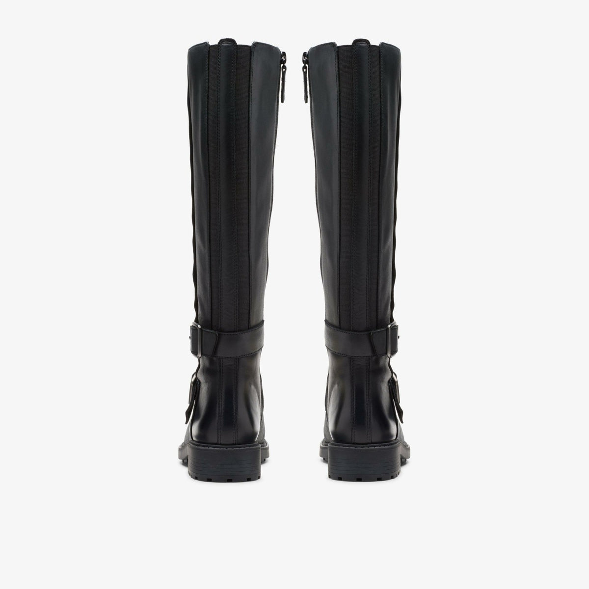 Clarks Orinoco2 Tall Black Leather