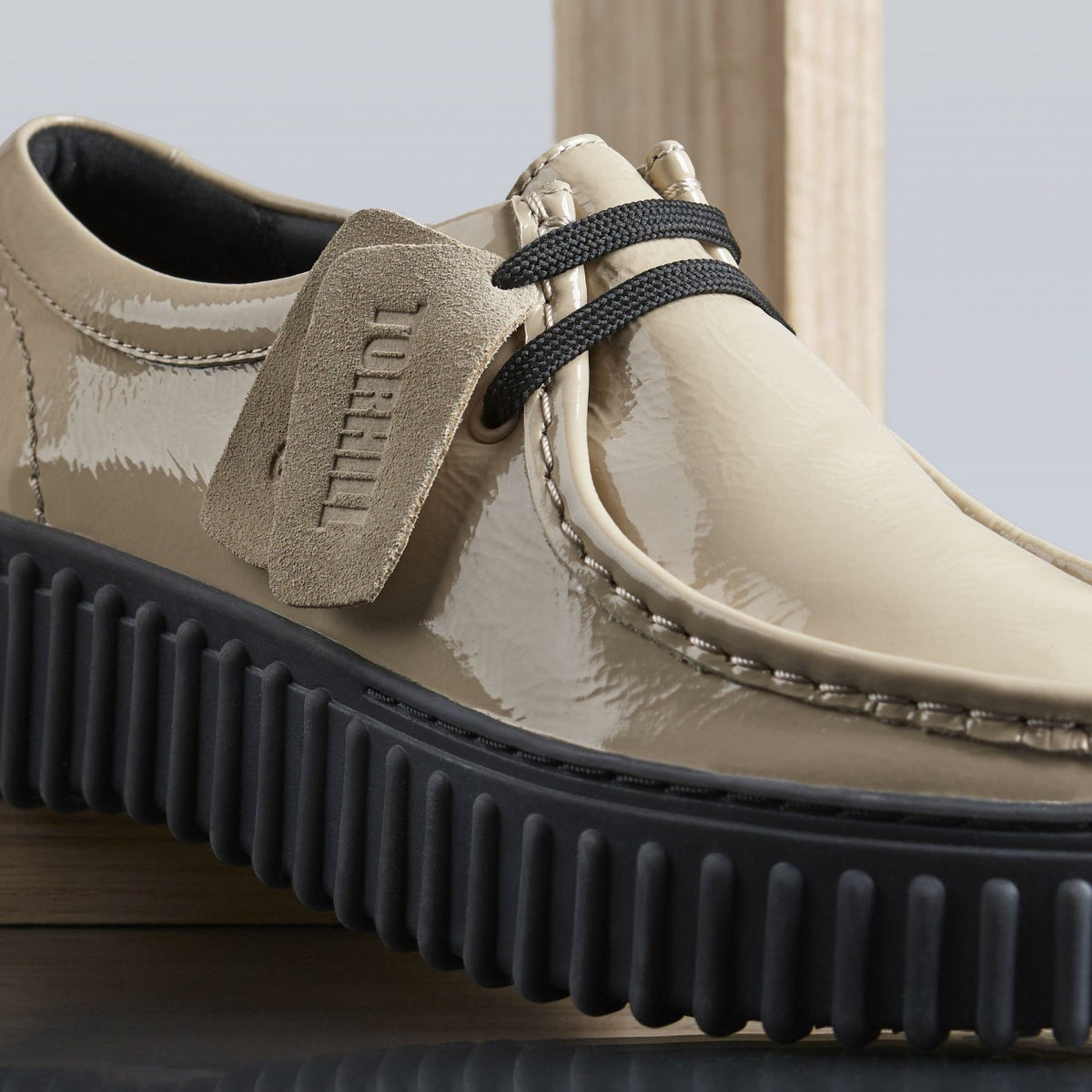 Clarks Torhill Bee Beige Patent