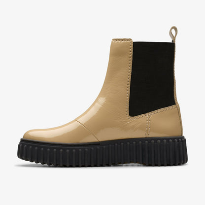 Clarks Torhill Maple Beige Patent