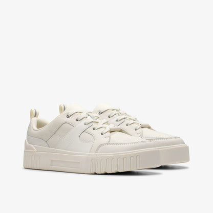 Clarks Oslo Shine Youth White