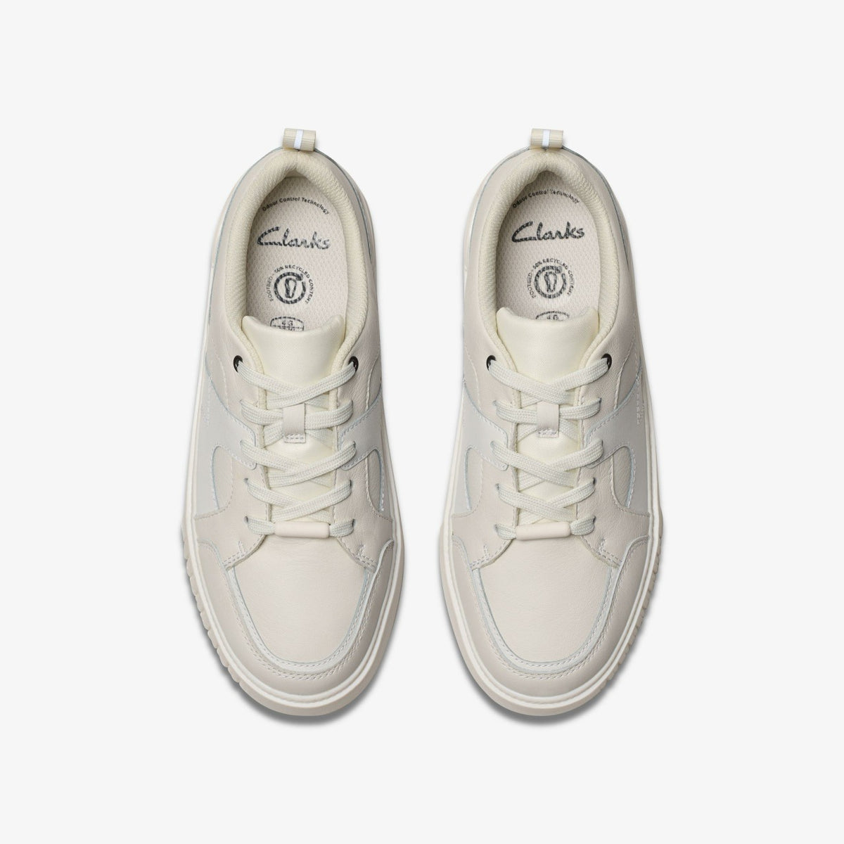 Clarks Oslo Shine Youth White