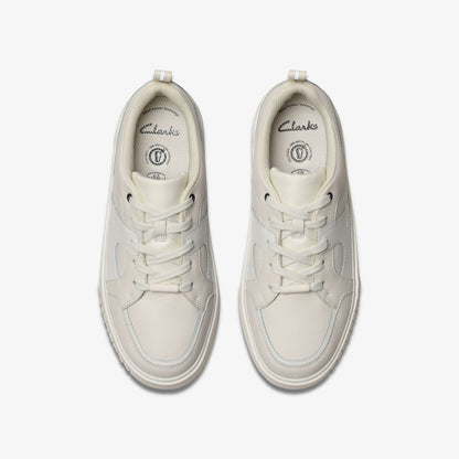 Clarks Oslo Shine Youth White