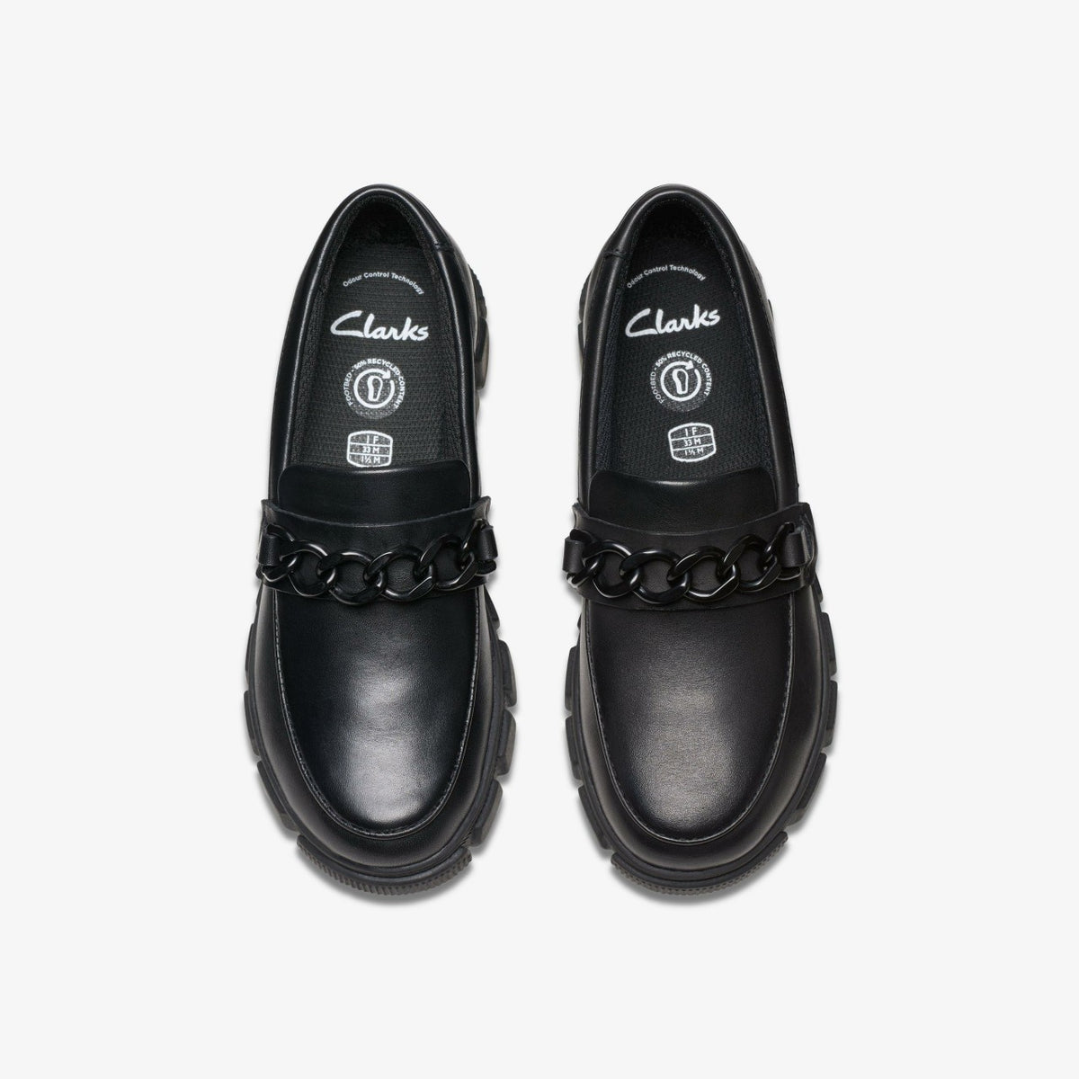 Clarks Evyn Walk Kid Black Leather
