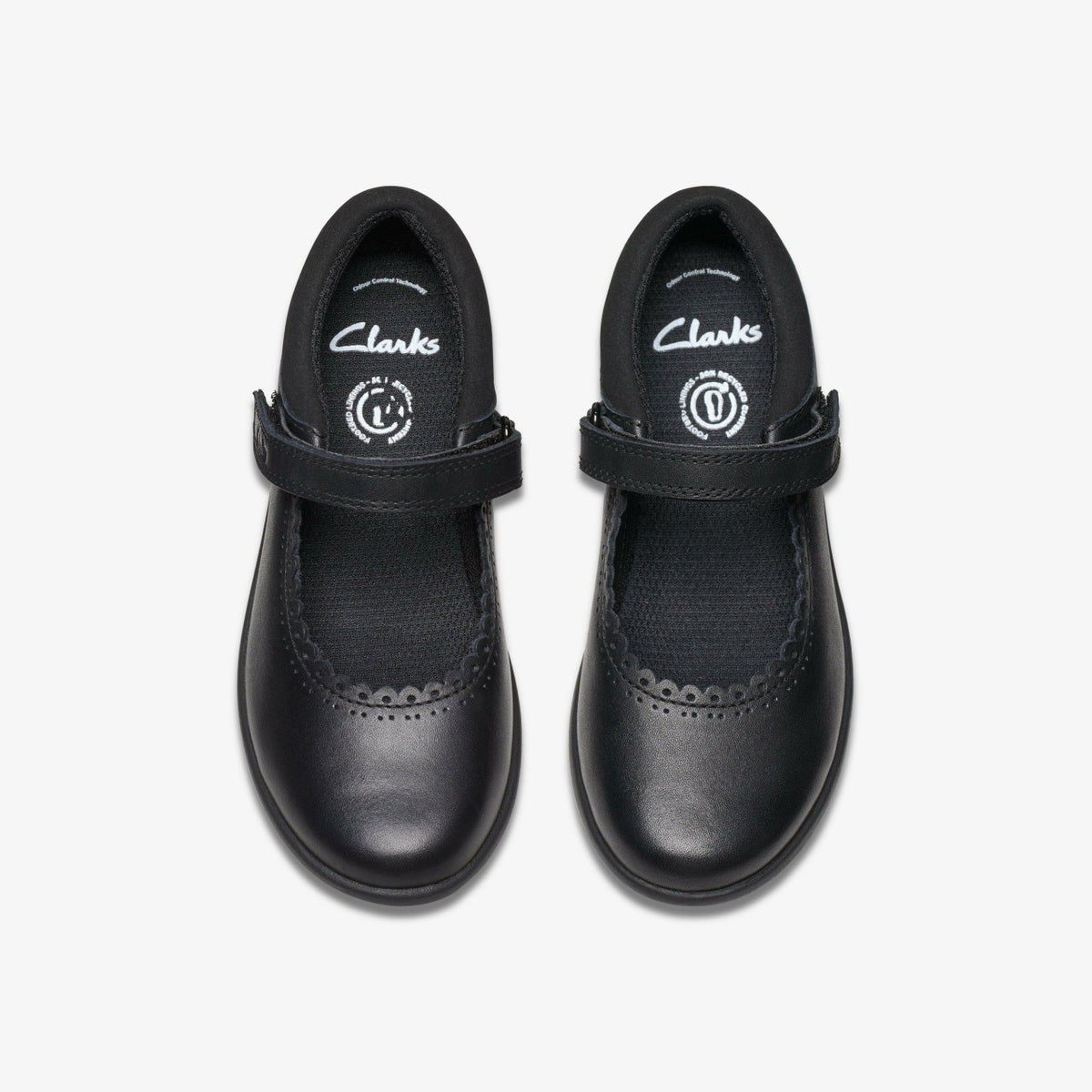 Clarks Etch Pure Kid Black Leather