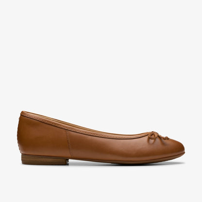 Clarks Fawna Lily Tan Leather