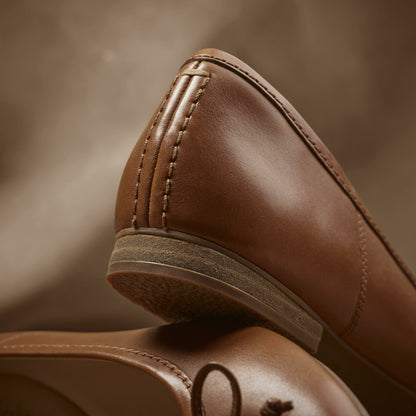 Clarks Fawna Lily Tan Leather
