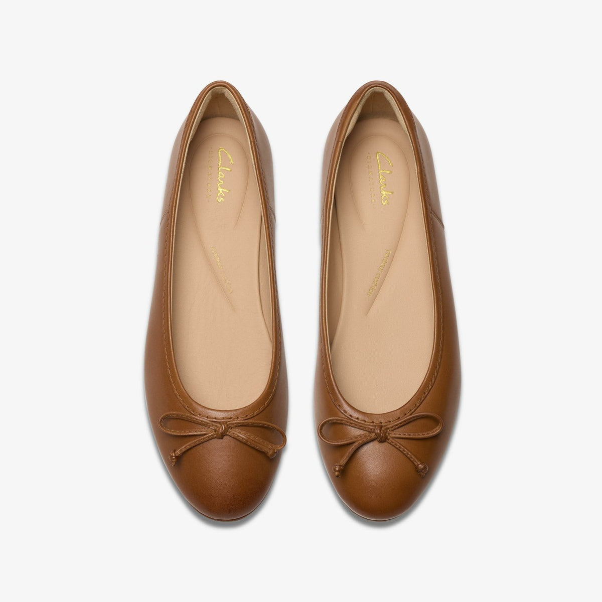 Clarks Fawna Lily Tan Leather