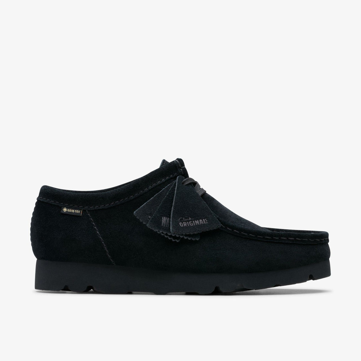Clarks Wallabee GORE-TEX Black Suede