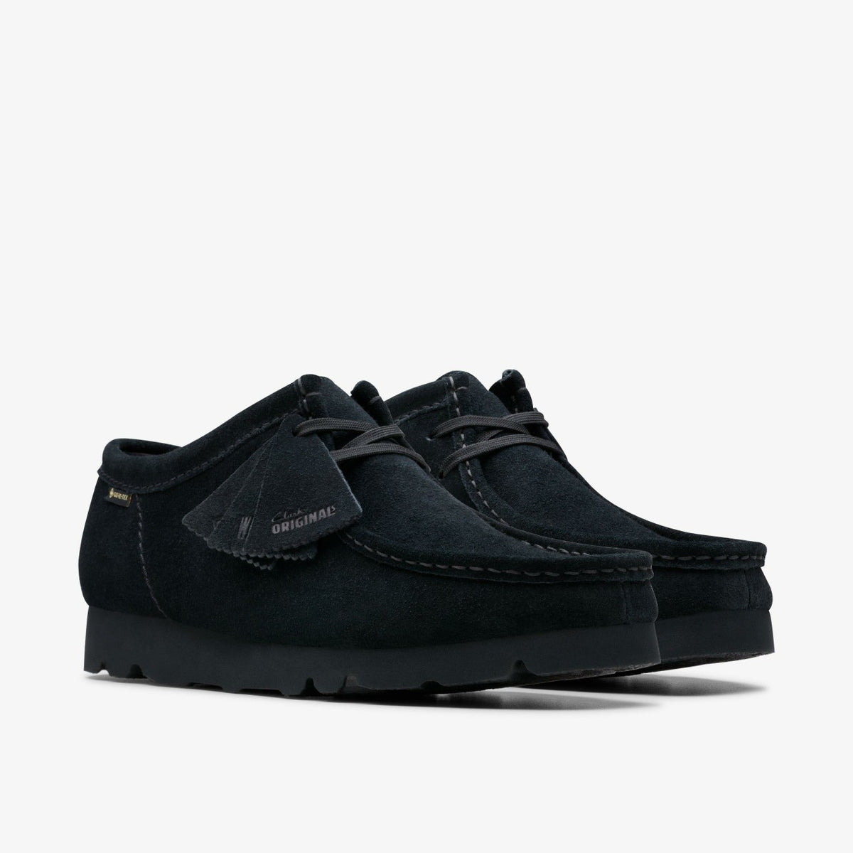 Clarks Wallabee GORE-TEX Black Suede