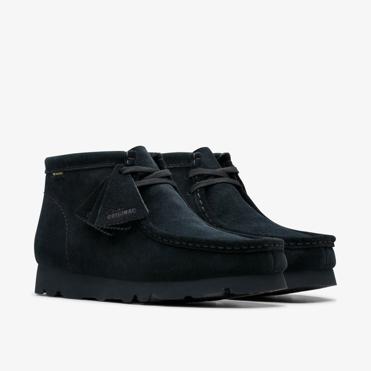 Clarks Wallabee Boot GORE-TEX Black Suede