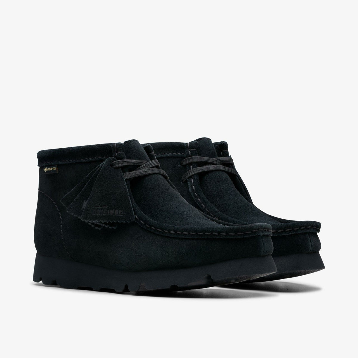 Clarks Wallabee Boot GORE-TEX Black Suede