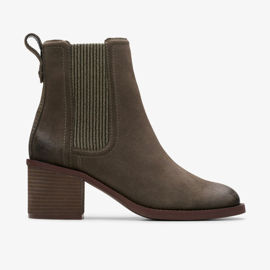 Clarks Chamberly Top Mole Grey Suede
