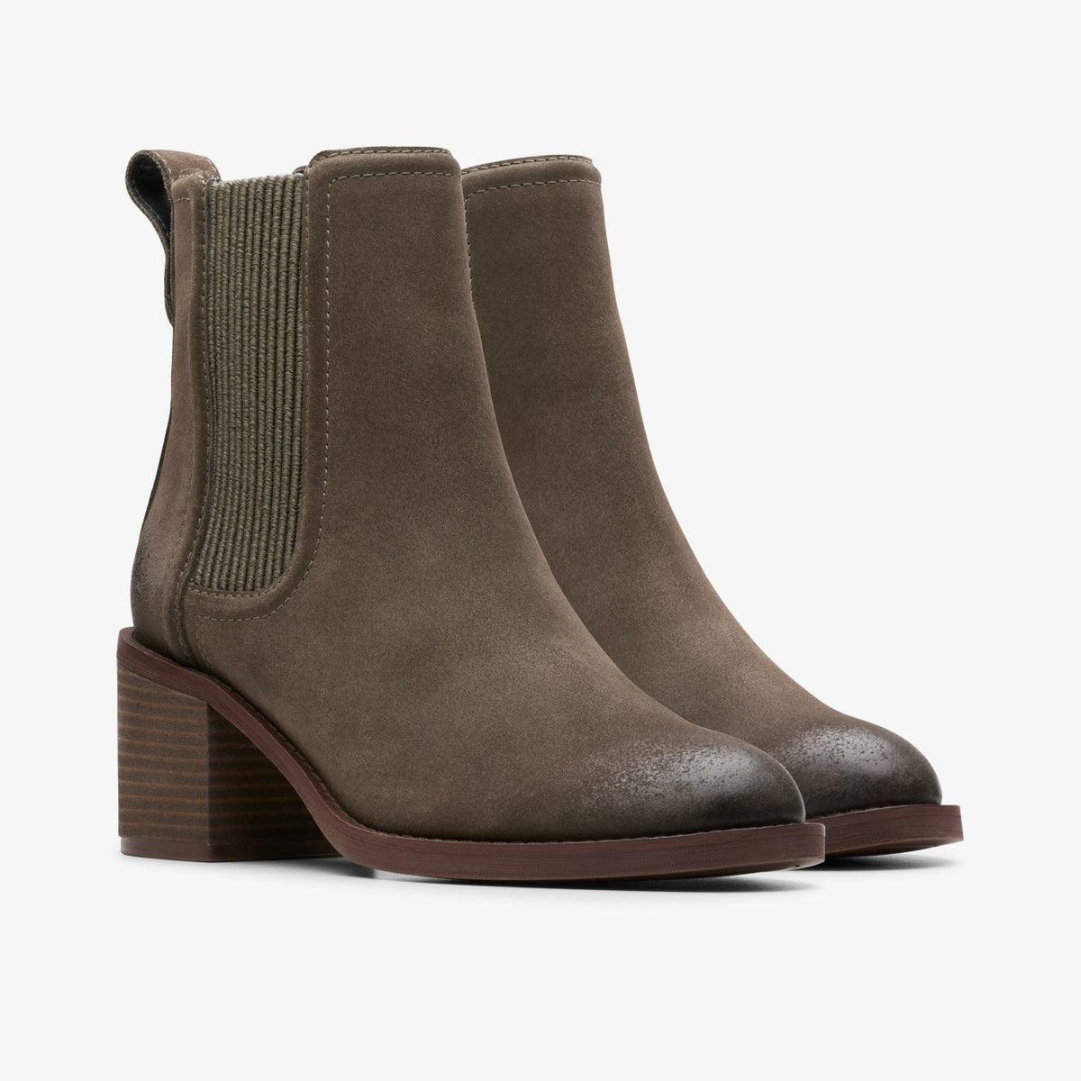Clarks Chamberly Top Mole Grey Suede