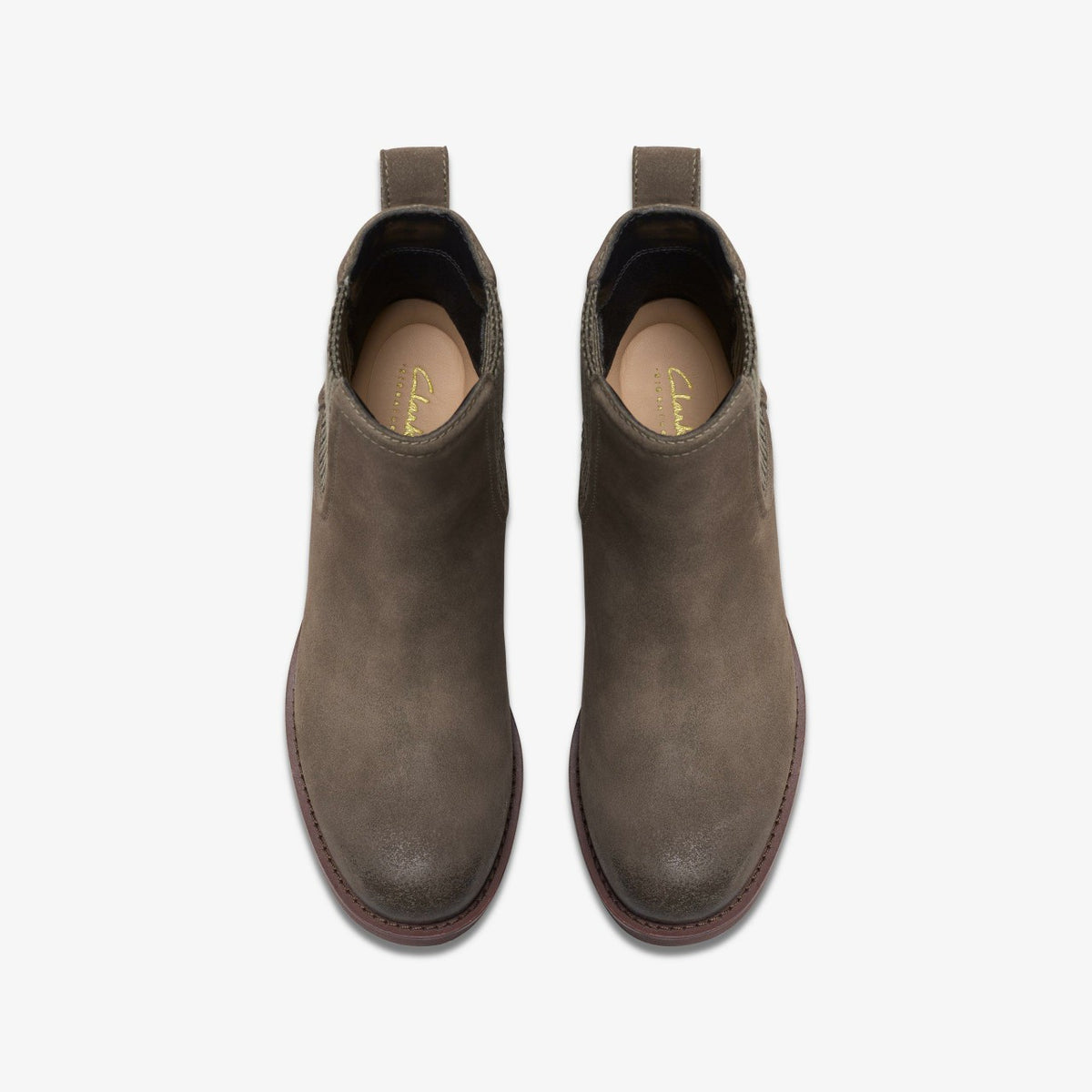 Clarks Chamberly Top Mole Grey Suede
