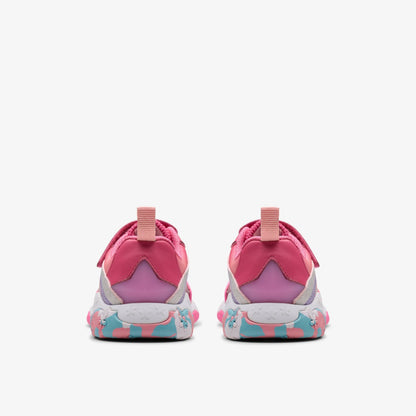 Clarks Tidal Star Kid Bright Pink Combination