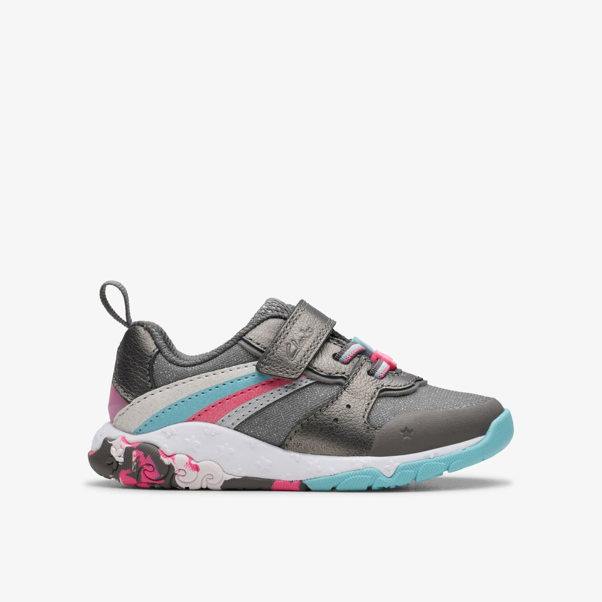 Clarks Tidal Star Toddler Gun Metal