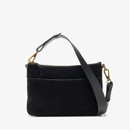 Clarks Willow Cross Black Suede