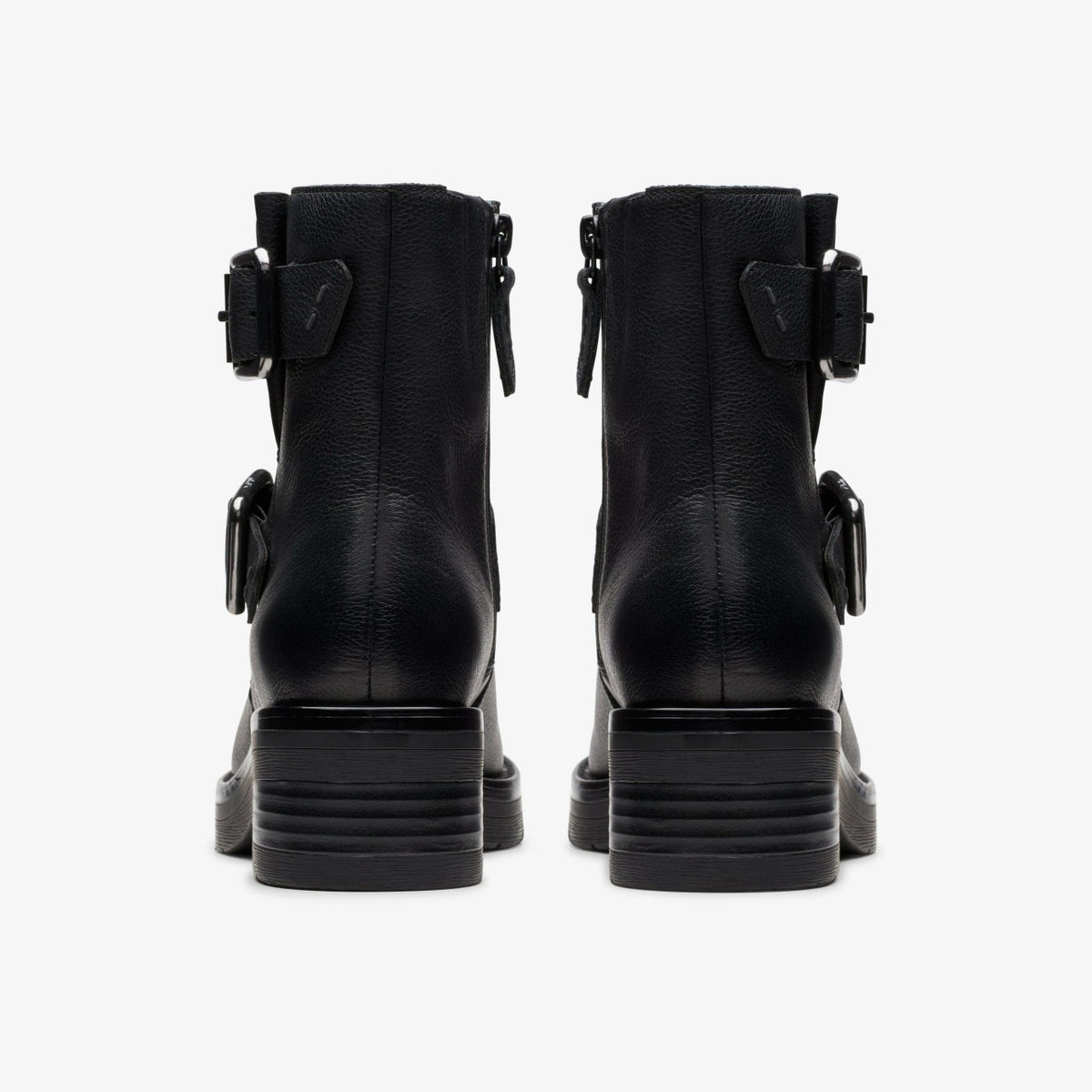 Clarks Rebelle Buckle Black Leather
