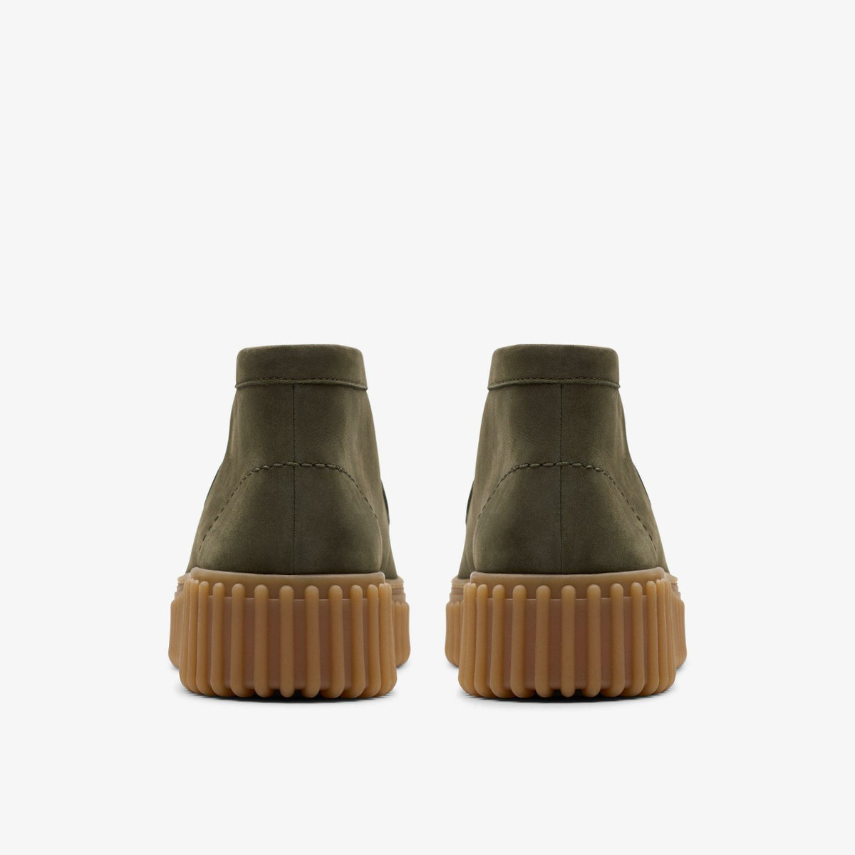 Clarks Torhill Moss Dark Green Nubuck