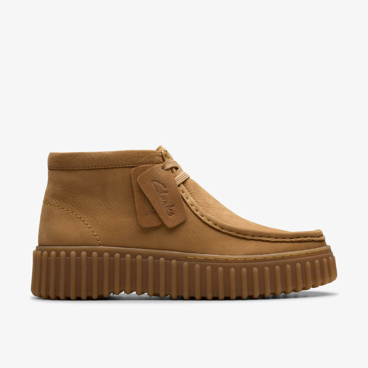 Clarks Torhill Moss Light Tan Nubuck